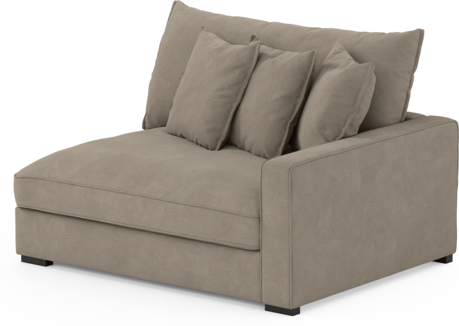 Rossi - 2-sits med armstöd höger - Beige