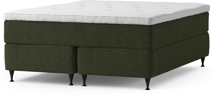 Delux Dream - Kontinentalsäng, dubbelsäng med bäddmadrass och sängben