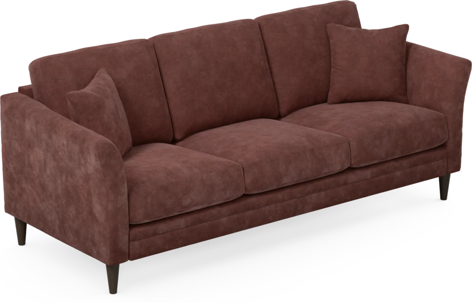 Eden - 3-sits soffa - Röd