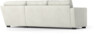 Friday - 2,5-sits soffa med divan höger - Vit