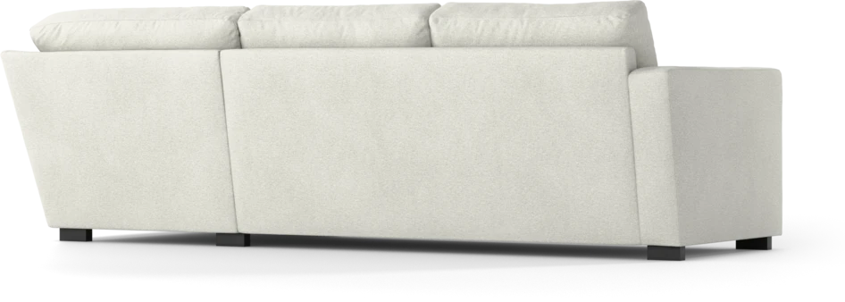 Friday - 2,5-sits soffa med divan höger - Vit