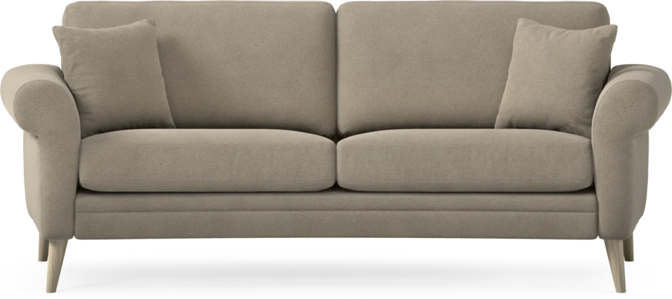 Eden - 2,5-sits soffa svängd - Beige