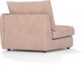 Pieces - 1-sits med armstöd höger - Rosa