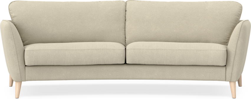 Bridge - 3-sits soffa svängd - Beige