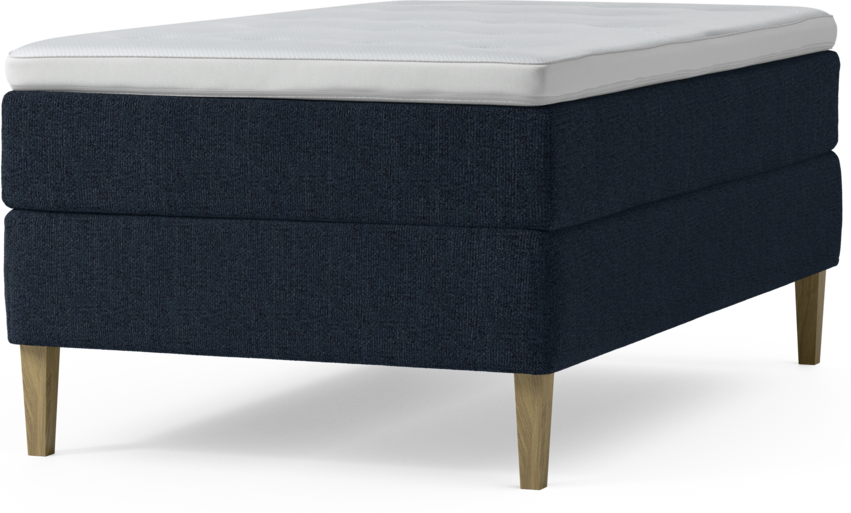 Delux Dream - Kontinentalsäng, enkelsäng 120 cm med bäddmadrass och sängben