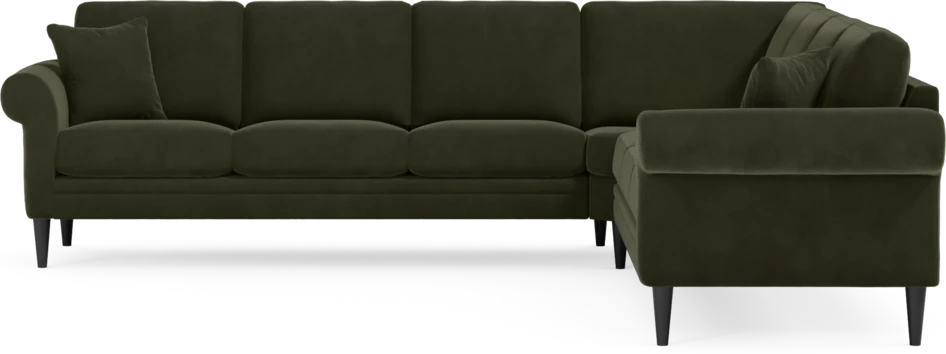 Eden - Hörnsoffa, 3+3-sits - Grön