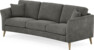 Eden - 3-sits soffa svängd - Grå