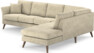 Eden - 3-sits soffa med divan - Beige