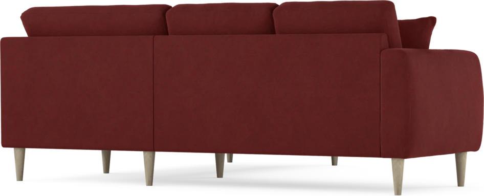 Eden - Hörnsoffa, 2+2-sits - Röd