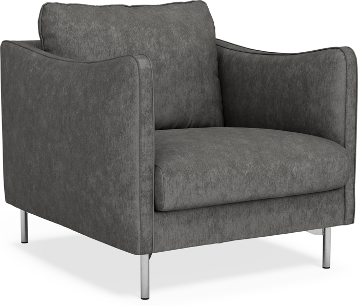 Madison Lux - Fåtölj, 70 cm - Grå