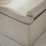 Cherrie - 3-sits soffa, hel dyna och kappa - Beige