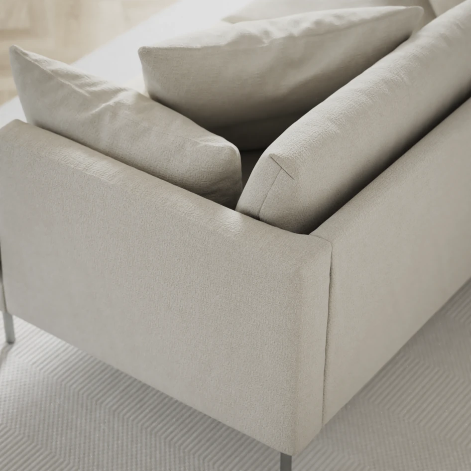 Harper - 3-sits soffa - Vit