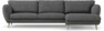 Madison Lux - 3-sits soffa med schäslong höger - Vit
