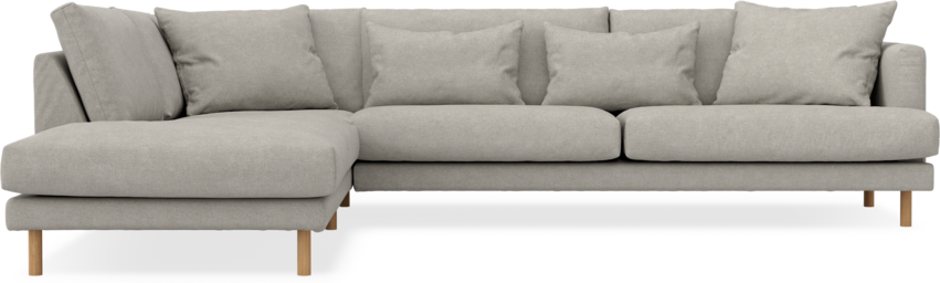 Harper - 3-sits soffa med divan vänster - Beige