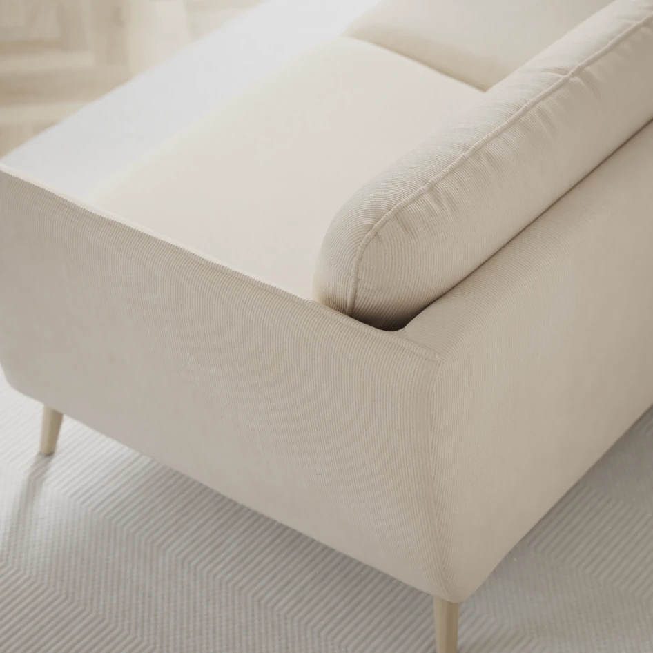 Madison Lux - Hörnsoffa med schäslong höger - Beige
