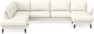 Bridge - 3-sits soffa med divan vänster och schäslong höger - Vit