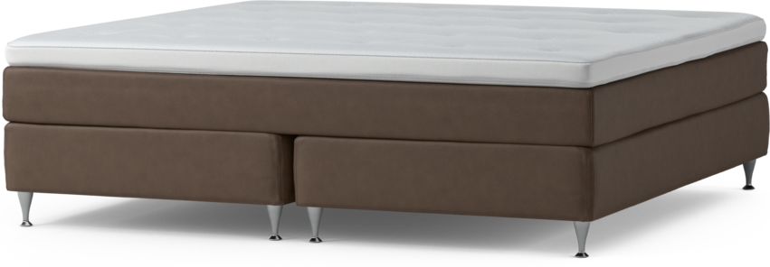 Delux Sense - Kontinentalsäng, dubbelsäng med bäddmadrass och sängben