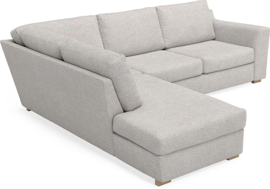 Friday - 2,5-sits soffa med divan vänster - Grå