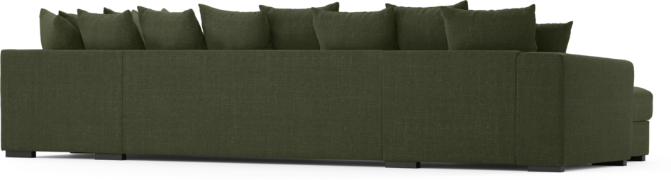 Town - 3-sits soffa med divan höger och schäslong vänster - Grön