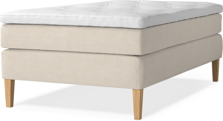 Delux Sense - Kontinentalsäng, enkelsäng 120 cm med bäddmadrass