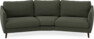 Madison - 3-sits soffa svängd, 90 cm - Grön
