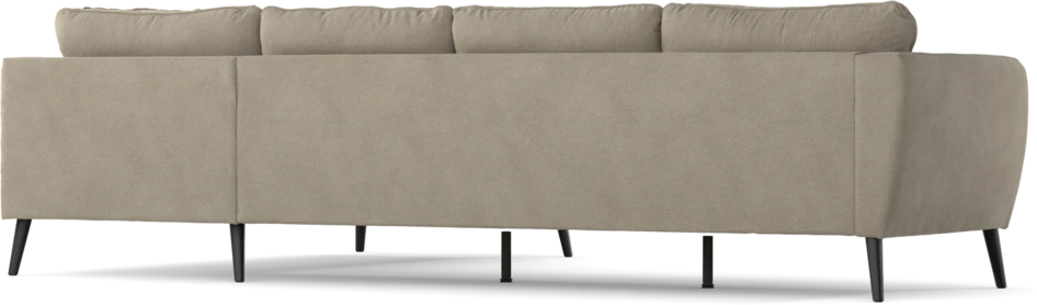 County - 3-sits soffa med divan höger - Beige