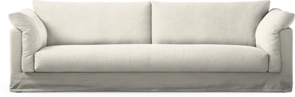Cherrie Klädsel - Klädsel till 4-sits soffa, hel dyna - Vit