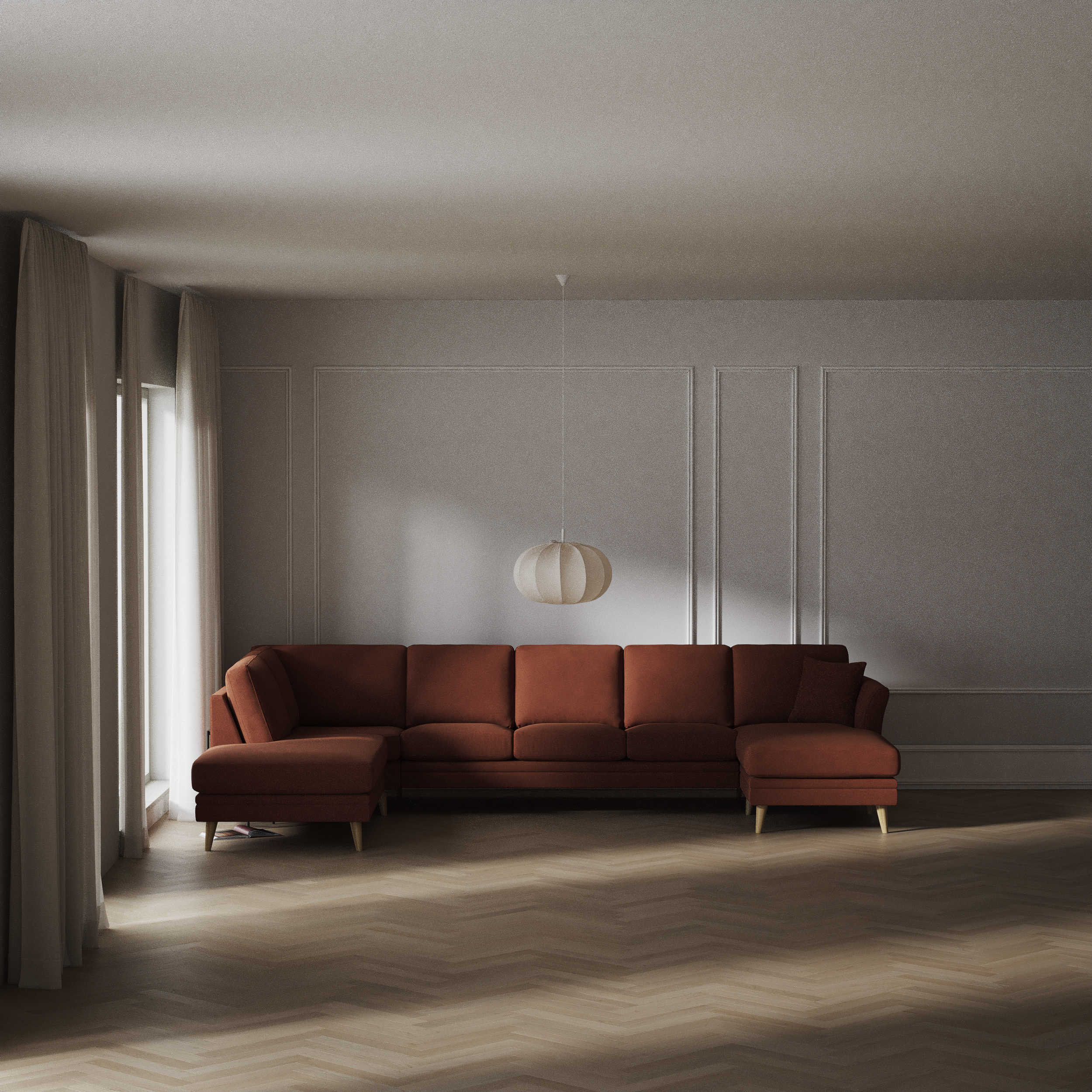 Eden - 3-sits soffa med divan vänster och schäslong höger - inspiration