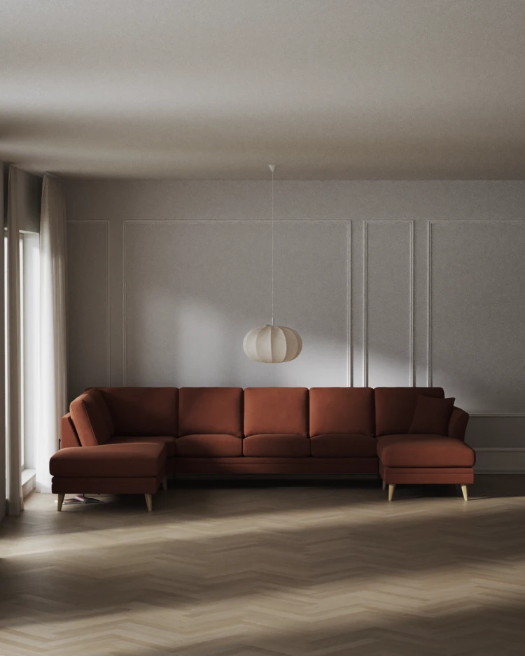 Eden - 3-sits soffa med divan vänster och schäslong höger - inspiration