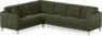Eden - Hörnsoffa, 2+3-sits - Grön