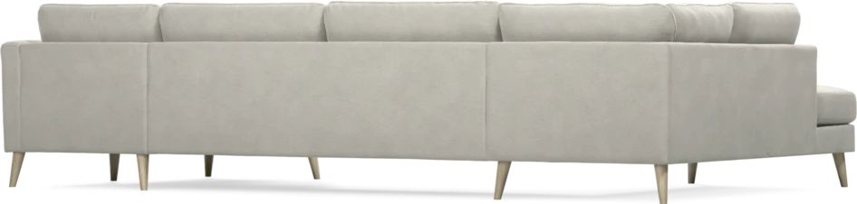 Bridge - 3-sits soffa med divan vänster och schäslong höger - Grå