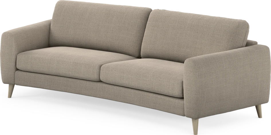 Bridge - 3-sits soffa svängd - Beige