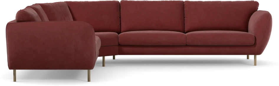 Madison Lux - Hörnsoffa 2+3-sits, hörn 2 - Rosa