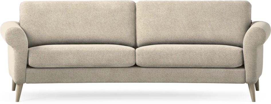 Bridge - 3-sits soffa svängd - Beige