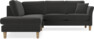 Eden - 2-sits soffa med divan - Grå