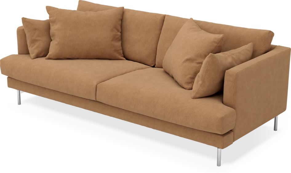 Harper - 3-sits soffa - Gul