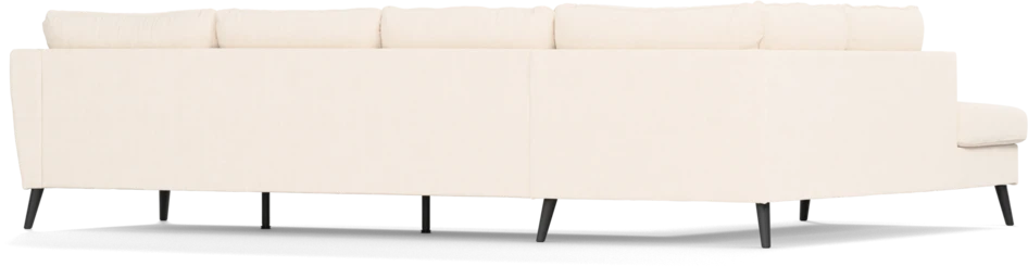 County - 3-sits soffa med divan vänster - Vit