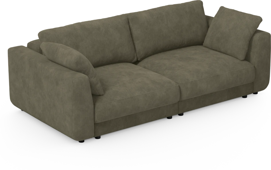 Amie - Bäddsoffa 3-sits - Grön