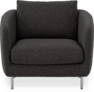 Madison Lux - Fåtölj, 70 cm - Svart