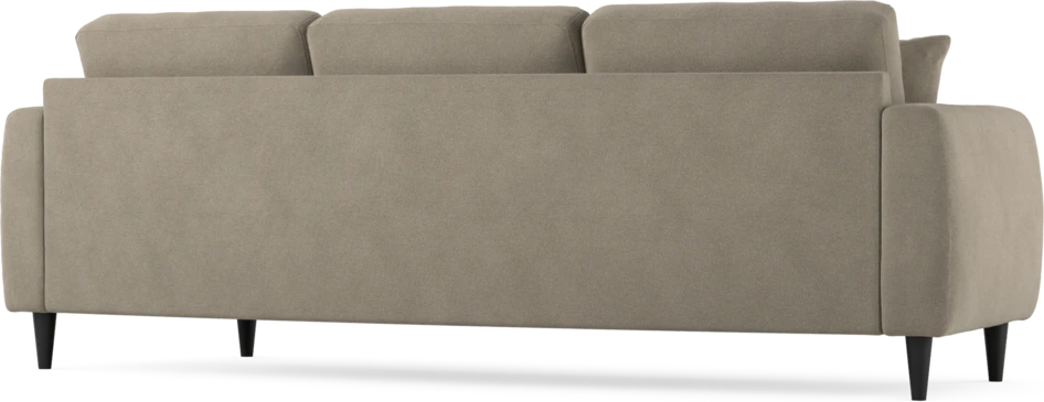 Eden - 3-sits soffa svängd - Beige