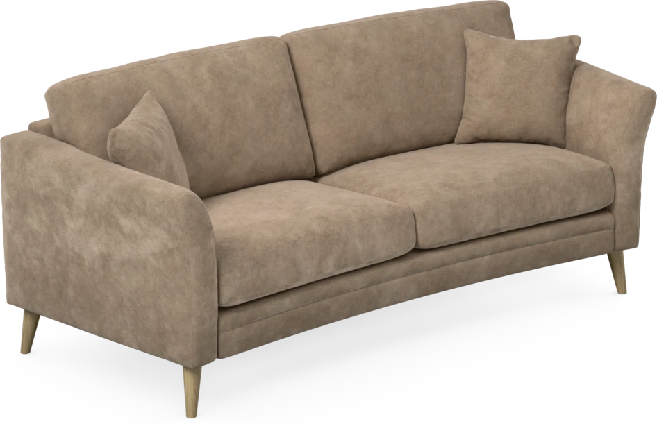 Eden - 2,5-sits soffa svängd - Beige
