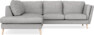 Madison - 2-sits soffa med divan vänster - Grå