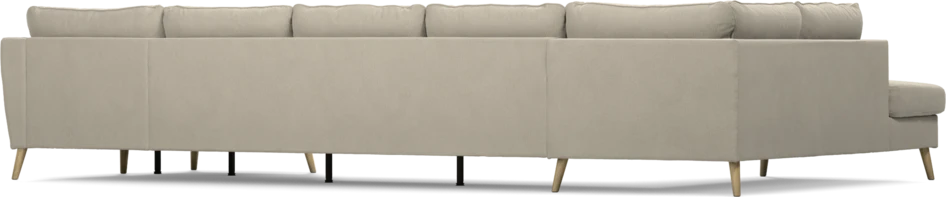 County - 4-sits soffa med divan vänster och schäslong höger - Grå