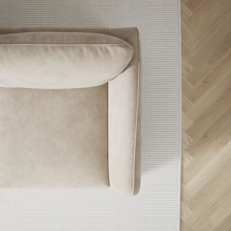 Öland - Fotpall - Beige