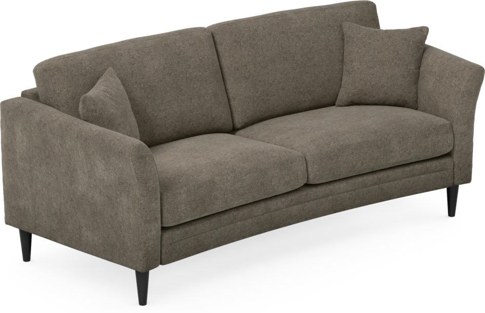 Eden - 2,5-sits soffa svängd - Brun