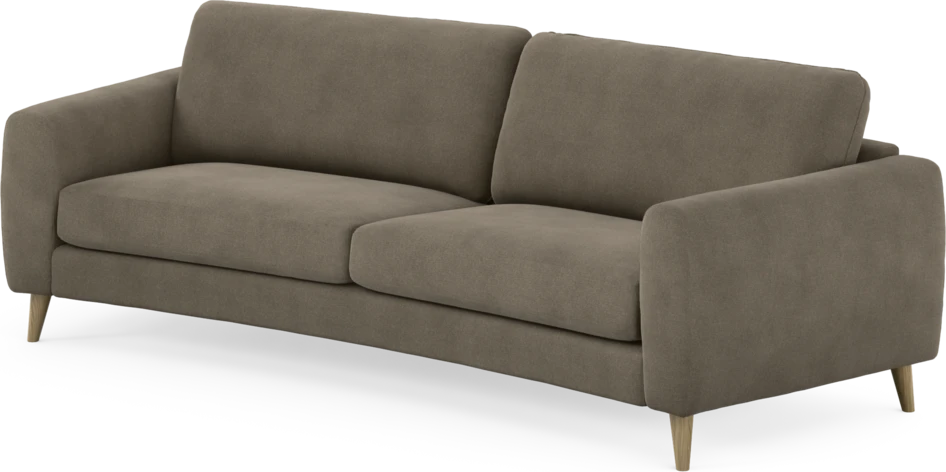 Bridge - 3-sits soffa svängd - Beige