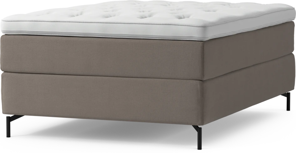 Delux Exclusive - Kontinentalsäng, enkelsäng 140 cm med bäddmadrass och sängben