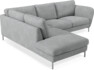 Madison Lux - 2-sits soffa med divan vänster - Vit