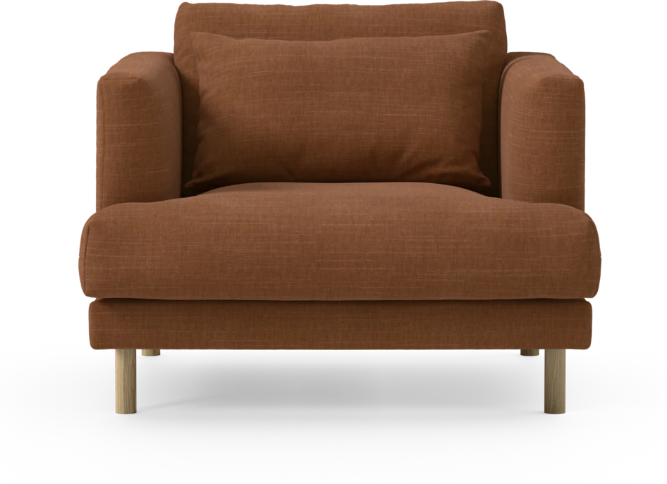 Harper - Fåtölj, 75 cm - Orange