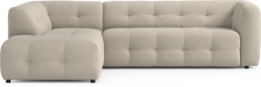 Bella - 3-sits soffa med divan vänster - Beige
